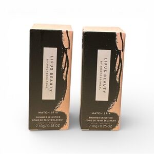 LIFUS Beauty Match Stix Bundle | Shimmer Skinsticks #05 Topaz & #04 Brown